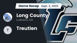 Recap: Long County  vs. Treutlen 2022