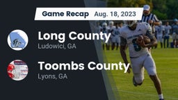 Recap: Long County  vs. Toombs County  2023