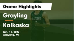 Grayling  vs Kalkaska  Game Highlights - Jan. 11, 2022