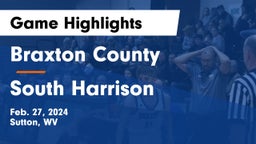 Braxton County  vs South Harrison  Game Highlights - Feb. 27, 2024