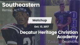 Matchup: Southeastern vs. Decatur Heritage Christian Academy  2017