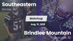 Matchup: Southeastern vs. Brindlee Mountain  2018