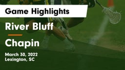 River Bluff  vs Chapin Game Highlights - March 30, 2022