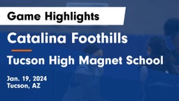 Catalina Foothills  vs Tucson High Magnet School Game Highlights - Jan. 19, 2024