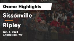 Sissonville  vs Ripley  Game Highlights - Jan. 5, 2024