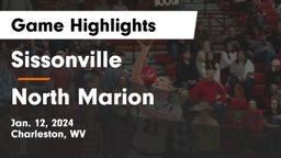 Sissonville  vs North Marion  Game Highlights - Jan. 12, 2024