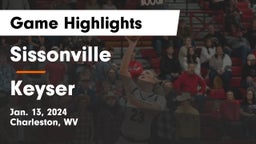 Sissonville  vs Keyser  Game Highlights - Jan. 13, 2024