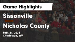 Sissonville  vs Nicholas County  Game Highlights - Feb. 21, 2024
