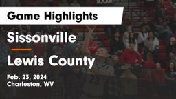 Sissonville  vs Lewis County  Game Highlights - Feb. 23, 2024