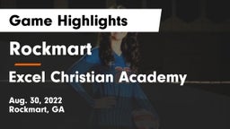 Rockmart  vs Excel Christian Academy Game Highlights - Aug. 30, 2022