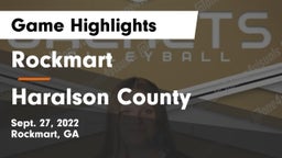 Rockmart  vs Haralson County  Game Highlights - Sept. 27, 2022