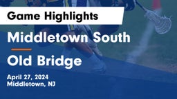 Middletown South  vs Old Bridge  Game Highlights - April 27, 2024