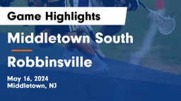 Middletown South  vs Robbinsville  Game Highlights - May 16, 2024