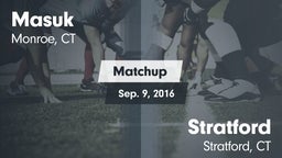 Matchup: Masuk  vs. Stratford  2016