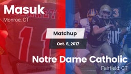 Matchup: Masuk  vs. Notre Dame Catholic  2017