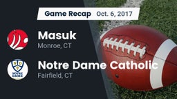 Recap: Masuk  vs. Notre Dame Catholic  2017
