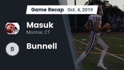 Recap: Masuk  vs. Bunnell 2019