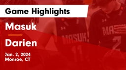 Masuk  vs Darien  Game Highlights - Jan. 2, 2024