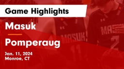 Masuk  vs Pomperaug Game Highlights - Jan. 11, 2024