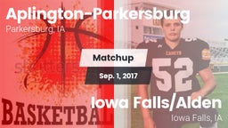 Matchup: Aplington-Parkersbur vs. Iowa Falls/Alden  2017