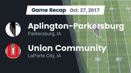 Recap: Aplington-Parkersburg  vs. Union Community  2017