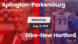 Matchup: Aplington-Parkersbur vs. ****-New Hartford  2018