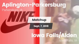 Matchup: Aplington-Parkersbur vs. Iowa Falls/Alden  2018