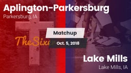 Matchup: Aplington-Parkersbur vs. Lake Mills  2018