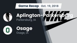 Recap: Aplington-Parkersburg  vs. Osage  2018