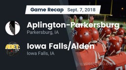 Recap: Aplington-Parkersburg  vs. Iowa Falls/Alden  2018