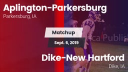Matchup: Aplington-Parkersbur vs. ****-New Hartford  2019