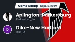 Recap: Aplington-Parkersburg  vs. ****-New Hartford  2019