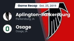 Recap: Aplington-Parkersburg  vs. Osage  2019