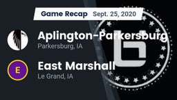 Recap: Aplington-Parkersburg  vs. East Marshall  2020