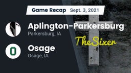 Recap: Aplington-Parkersburg  vs. Osage  2021