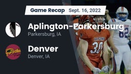 Recap: Aplington-Parkersburg  vs. Denver  2022