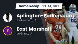 Recap: Aplington-Parkersburg  vs. East Marshall  2022