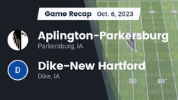 Recap: Aplington-Parkersburg  vs. ****-New Hartford  2023