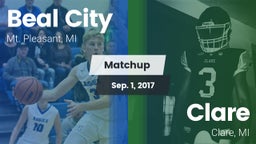 Matchup: Beal City High vs. Clare  2017