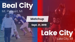 Matchup: Beal City High vs. Lake City  2018