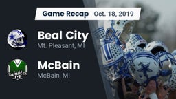 Recap: Beal City  vs. McBain  2019