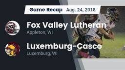Recap: Fox Valley Lutheran  vs. Luxemburg-Casco  2018