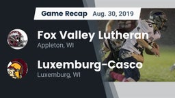 Recap: Fox Valley Lutheran  vs. Luxemburg-Casco  2019