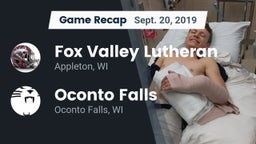 Recap: Fox Valley Lutheran  vs. Oconto Falls  2019