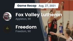 Recap: Fox Valley Lutheran  vs. Freedom  2021