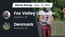Recap: Fox Valley Lutheran  vs. Denmark  2022