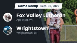 Recap: Fox Valley Lutheran  vs. Wrightstown  2022