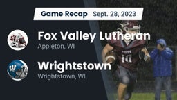 Recap: Fox Valley Lutheran  vs. Wrightstown  2023