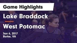 Lake Braddock  vs West Potomac  Game Highlights - Jan 6, 2017