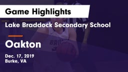 Lake Braddock Secondary School vs Oakton  Game Highlights - Dec. 17, 2019